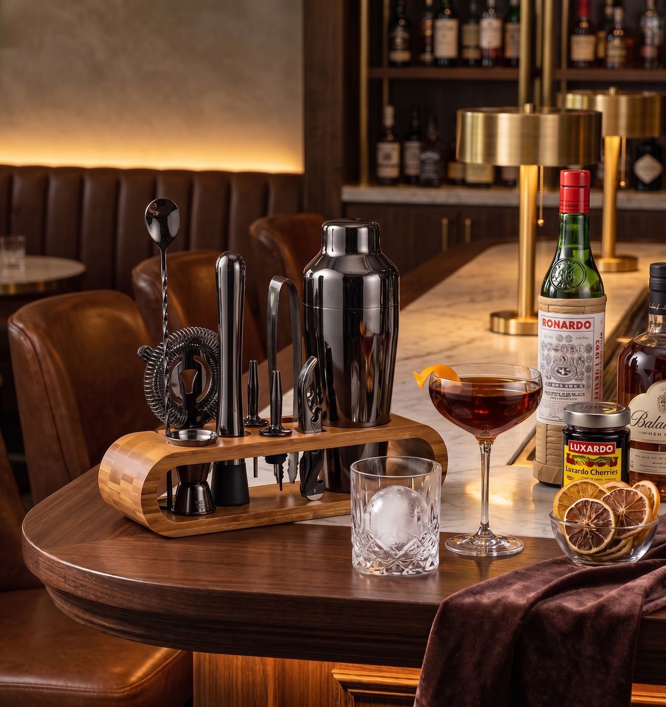 Kit Cocktail Signature Elixys — 10 Pièces Inox