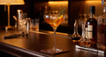 Verre à cocktail coupette à pied long